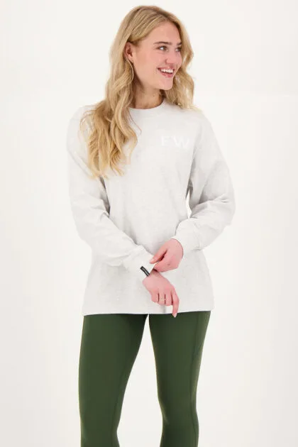 Varsity Longsleeve Shirt Grey
