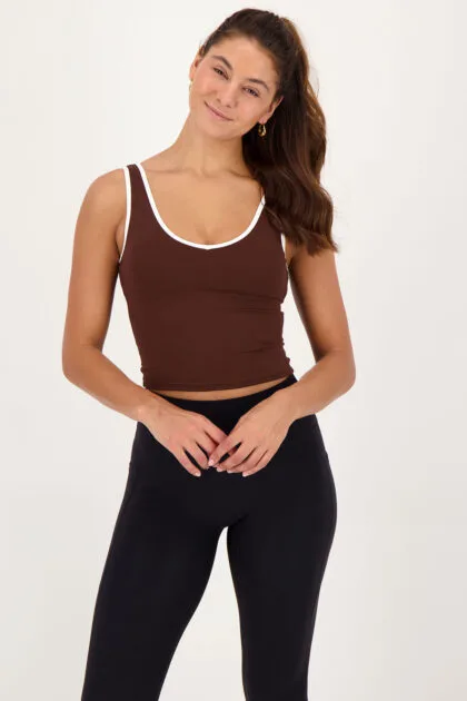 Contrast Tanktop Coffee