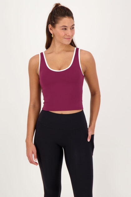 Contrast Tanktop Merlot