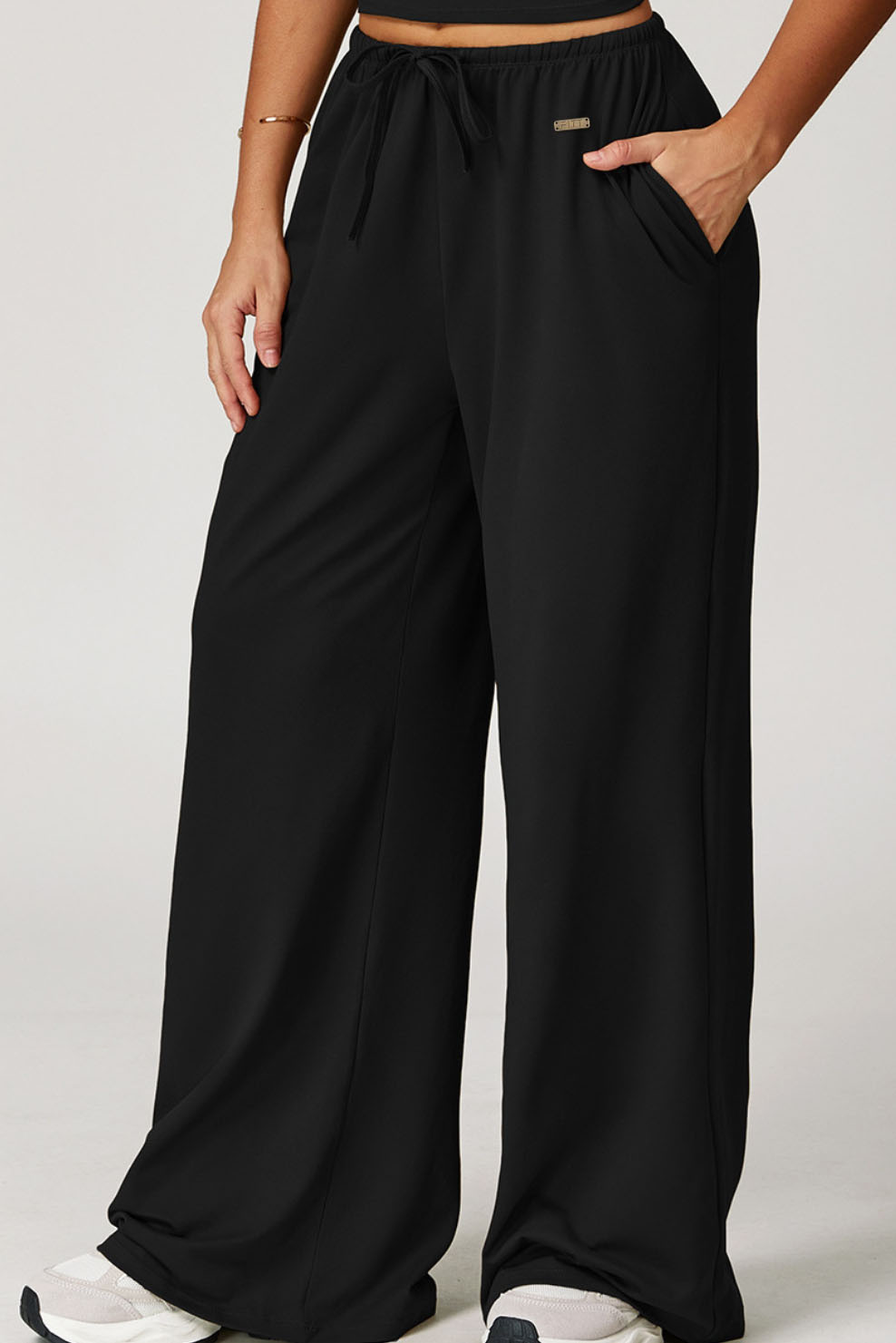 Serena Wide Leg Pants Black