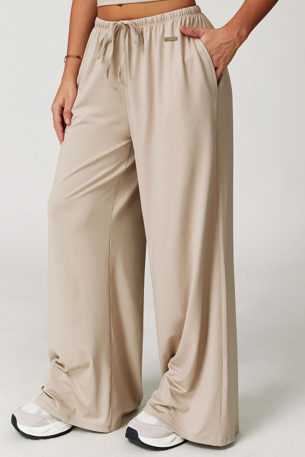 Serena Wide Leg Pants Ecru