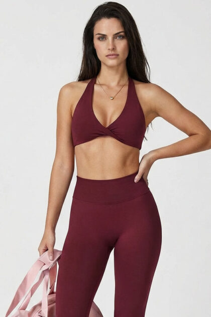 Revolve halter BH Cherry