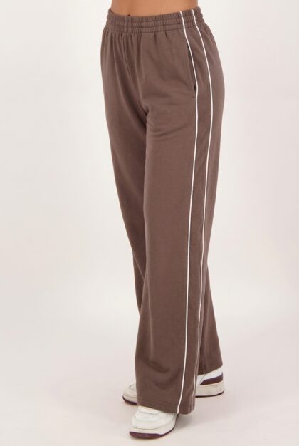 Retro Stripe Jogger Mocha
