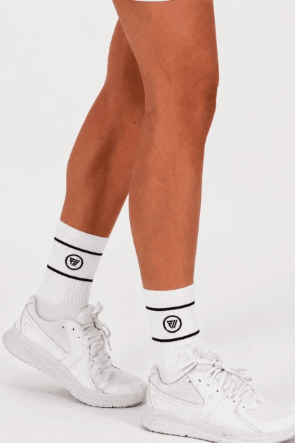 Crew Socks 2 Pack White/Black