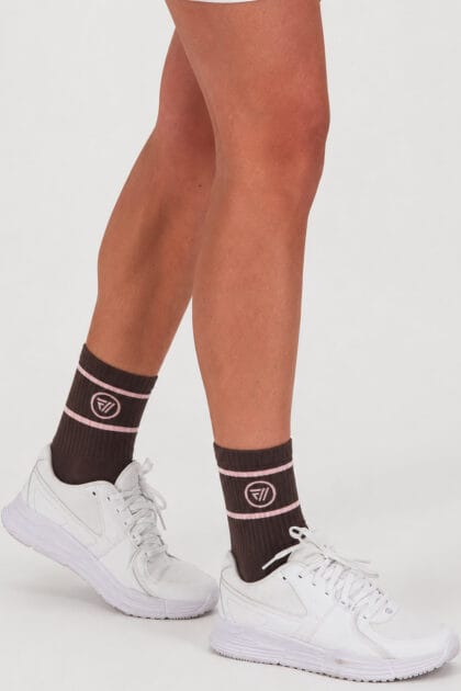 Crew Socks 2 Pack Beige/Brown
