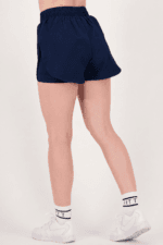 Navy short back