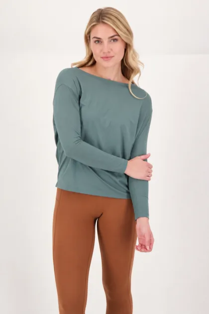 Oversized Comfort Top Longsleeve Caribbean